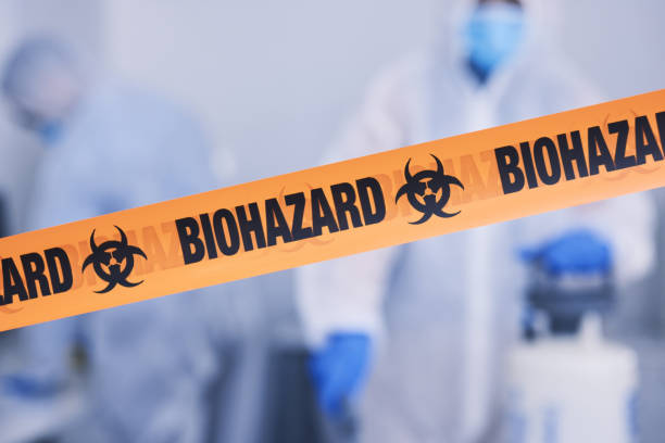 Professional Drug Lab Cleanup technician working in Cortland, NY